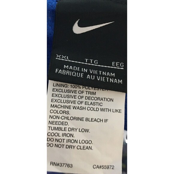 Nike Shorts Men's Size XXL Blue Camo - Picture 5 of 6